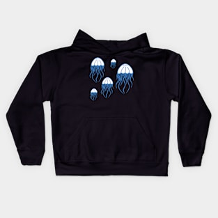 Blue Jellyfish Kids Hoodie